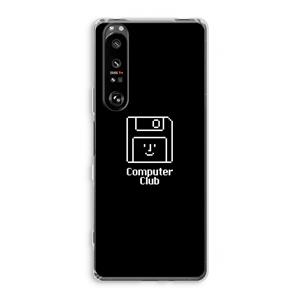 CaseCompany Hello: Sony Xperia 1 III Transparant Hoesje