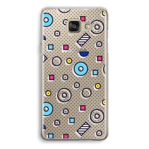CaseCompany 8-bit N°9: Samsung Galaxy A5 (2016) Transparant Hoesje