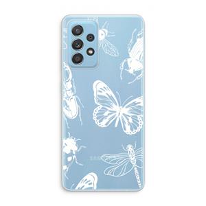 CaseCompany Tiny Bugs: Samsung Galaxy A73 Transparant Hoesje