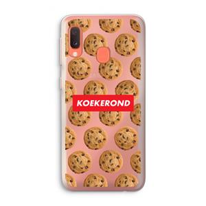 CaseCompany Koekerond: Samsung Galaxy A20e Transparant Hoesje