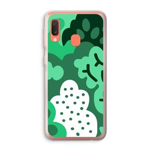 CaseCompany Bushes: Samsung Galaxy A20e Transparant Hoesje