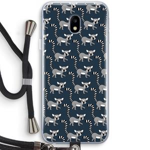 CaseCompany Makis: Samsung Galaxy J3 (2017) Transparant Hoesje met koord