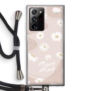 CaseCompany Daydreaming becomes reality: Samsung Galaxy Note 20 Ultra / Note 20 Ultra 5G Transparant Hoesje met koord
