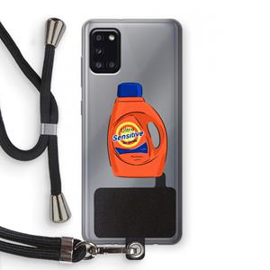 CaseCompany Ultra Sensitive: Samsung Galaxy A31 Transparant Hoesje met koord