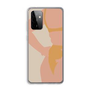 CaseCompany Bikini body: Samsung Galaxy A72 Transparant Hoesje