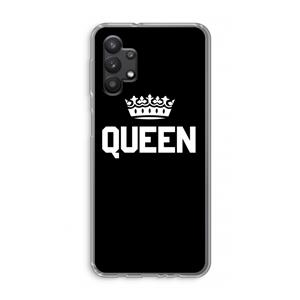 CaseCompany Queen zwart: Samsung Galaxy A32 5G Transparant Hoesje