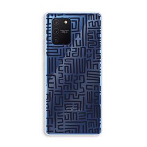 CaseCompany Moroccan Print: Samsung Galaxy Note 10 Lite Transparant Hoesje