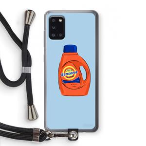 CaseCompany Ultra Sensitive: Samsung Galaxy A31 Transparant Hoesje met koord