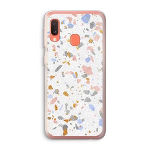 CaseCompany Terrazzo N°8: Samsung Galaxy A20e Transparant Hoesje
