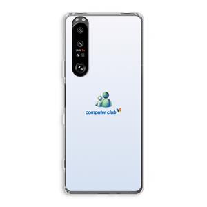 CaseCompany MSN: Sony Xperia 1 III Transparant Hoesje