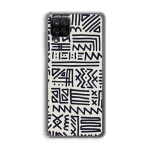 CaseCompany Marrakech print: Samsung Galaxy A12 Transparant Hoesje