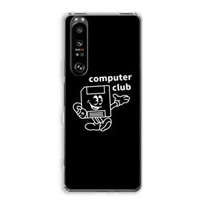 CaseCompany Floppyhead: Sony Xperia 1 III Transparant Hoesje