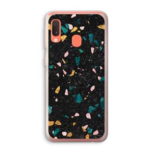 CaseCompany Terrazzo N°10: Samsung Galaxy A20e Transparant Hoesje