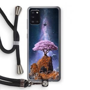 CaseCompany Ambition: Samsung Galaxy A31 Transparant Hoesje met koord