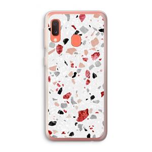 CaseCompany Terrazzo N°12: Samsung Galaxy A20e Transparant Hoesje