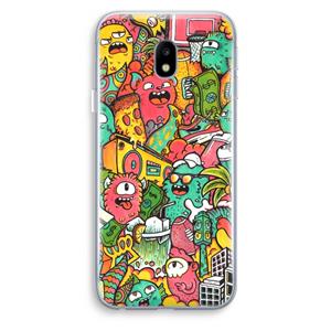 CaseCompany Vexx City: Samsung Galaxy J3 (2017) Transparant Hoesje