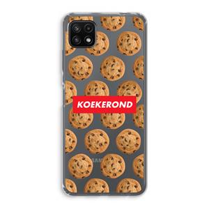 CaseCompany Koekerond: Samsung Galaxy A22 5G Transparant Hoesje