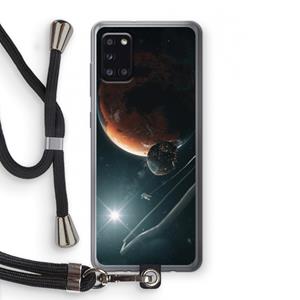CaseCompany Mars Renaissance: Samsung Galaxy A31 Transparant Hoesje met koord