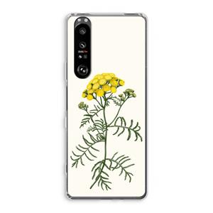 CaseCompany Tansy: Sony Xperia 1 III Transparant Hoesje