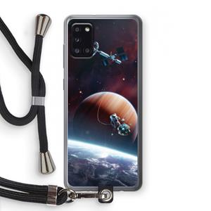 CaseCompany Examiner: Samsung Galaxy A31 Transparant Hoesje met koord