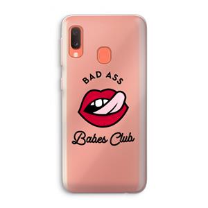 CaseCompany Badass Babes Club: Samsung Galaxy A20e Transparant Hoesje