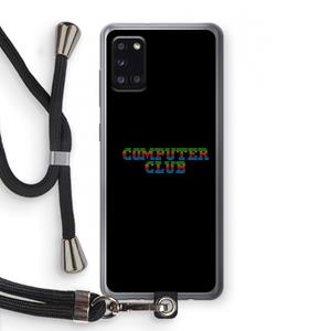 CaseCompany Retro: Samsung Galaxy A31 Transparant Hoesje met koord