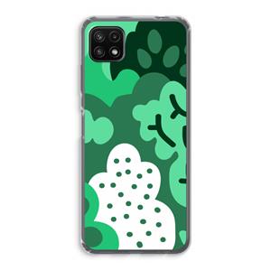 CaseCompany Bushes: Samsung Galaxy A22 5G Transparant Hoesje