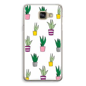CaseCompany Sanseveria: Samsung Galaxy A5 (2016) Transparant Hoesje