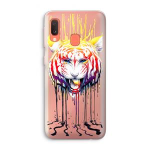 CaseCompany Fading: Samsung Galaxy A20e Transparant Hoesje
