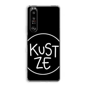 CaseCompany KUST ZE: Sony Xperia 1 III Transparant Hoesje
