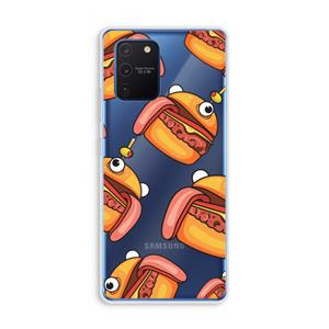 CaseCompany Hamburger: Samsung Galaxy Note 10 Lite Transparant Hoesje