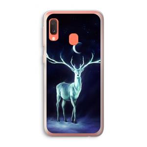 CaseCompany Nightbringer: Samsung Galaxy A20e Transparant Hoesje