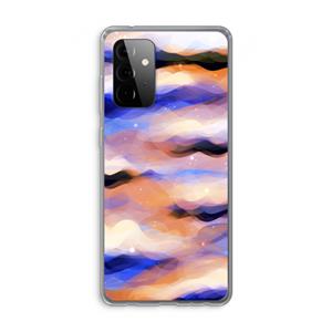 CaseCompany Donkere Wolken: Samsung Galaxy A72 Transparant Hoesje