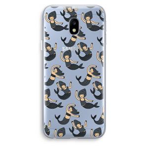 CaseCompany Zeemeermin: Samsung Galaxy J3 (2017) Transparant Hoesje