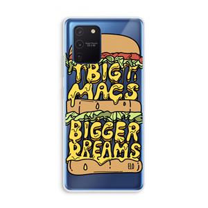 CaseCompany Big Macs Bigger Dreams: Samsung Galaxy Note 10 Lite Transparant Hoesje