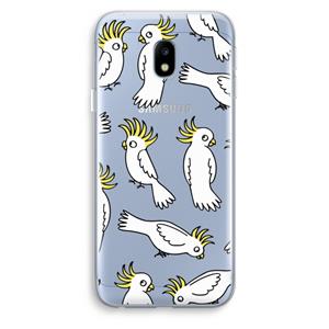 CaseCompany Papegaai: Samsung Galaxy J3 (2017) Transparant Hoesje