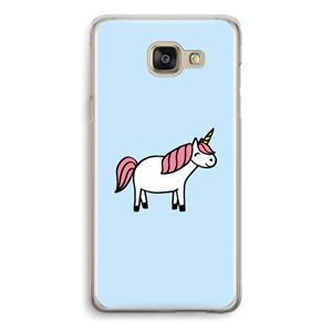 CaseCompany Eenhoorn: Samsung Galaxy A5 (2016) Transparant Hoesje