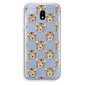 CaseCompany Tijger: Samsung Galaxy J3 (2017) Transparant Hoesje