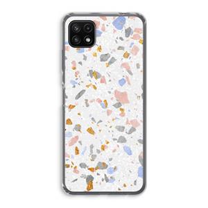 CaseCompany Terrazzo N°8: Samsung Galaxy A22 5G Transparant Hoesje