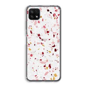 CaseCompany Terrazzo N°9: Samsung Galaxy A22 5G Transparant Hoesje