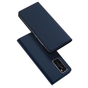 Dux Ducis pro serie - slim wallet hoes - Huawei P40 - Blauw