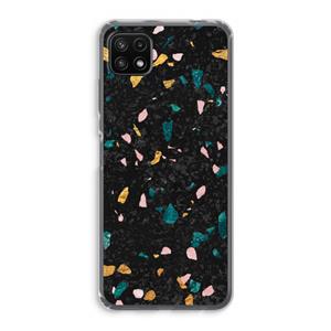 CaseCompany Terrazzo N°10: Samsung Galaxy A22 5G Transparant Hoesje