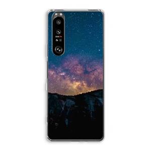 CaseCompany Travel to space: Sony Xperia 1 III Transparant Hoesje