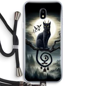 CaseCompany Moonlight Companions: Samsung Galaxy J3 (2017) Transparant Hoesje met koord