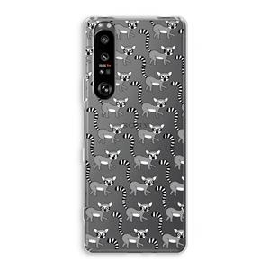 CaseCompany Makis: Sony Xperia 1 III Transparant Hoesje