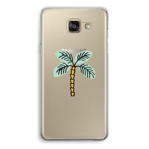 CaseCompany Palmboom: Samsung Galaxy A5 (2016) Transparant Hoesje