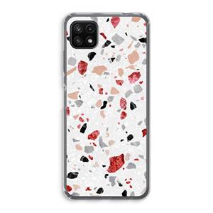 CaseCompany Terrazzo N°12: Samsung Galaxy A22 5G Transparant Hoesje