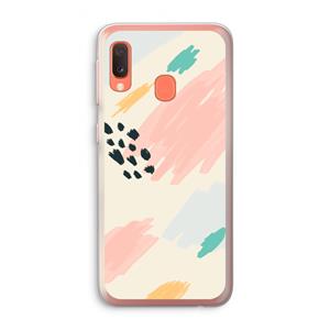 CaseCompany Sunday Chillings: Samsung Galaxy A20e Transparant Hoesje