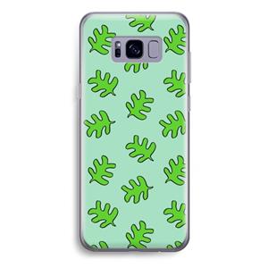 CaseCompany Groene blaadjes: Samsung Galaxy S8 Plus Transparant Hoesje