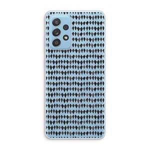 CaseCompany Crazy shapes: Samsung Galaxy A73 Transparant Hoesje
